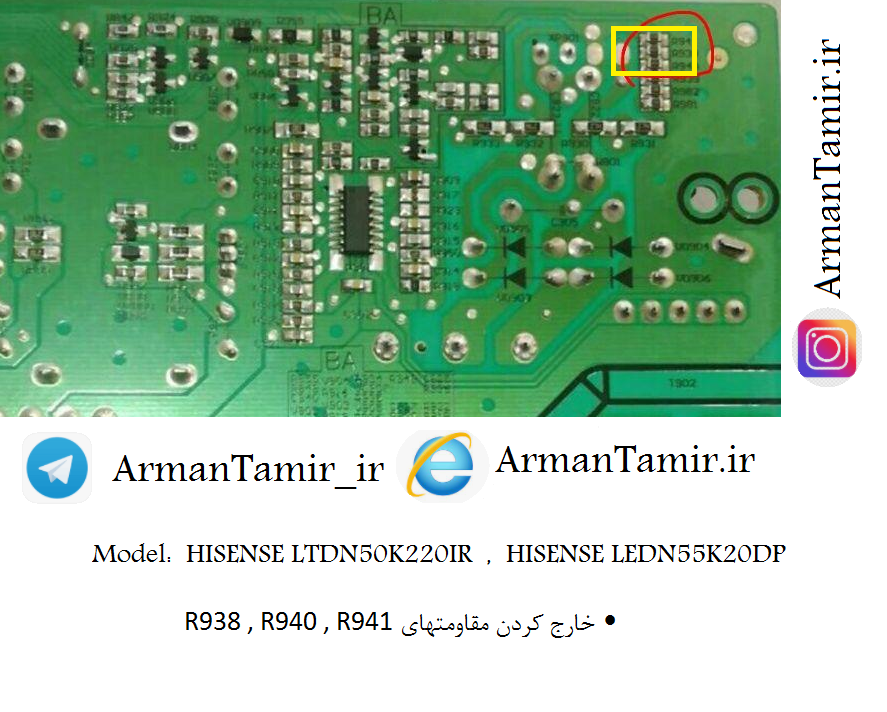 HISESNSE LTDN50K220IR-LEDN55K220DP