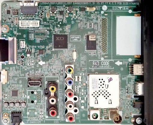 مین برد EAX66203805 مدل LG 49LF540T
